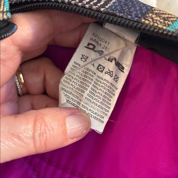 Dakine Large Multicolor Unisex Striped Backpack with Padded Back and Straps - Picture 12 of 13